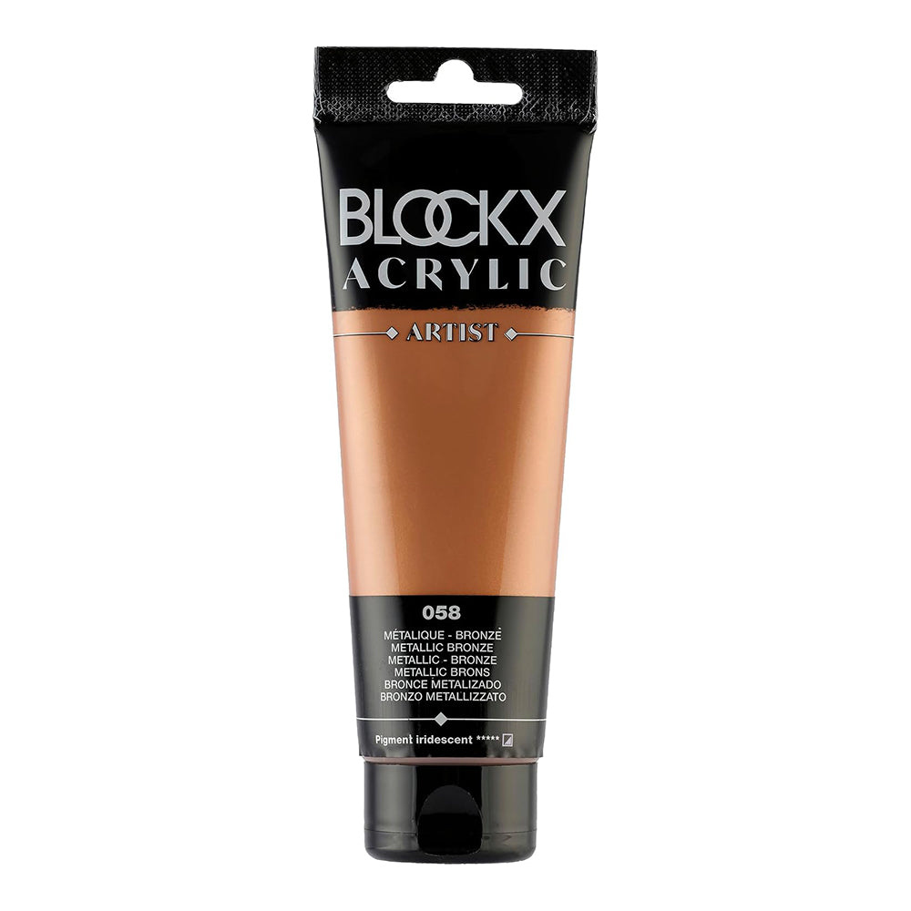 BLOCKX Artist Acrylic 120ml Metallic Bronze (058)