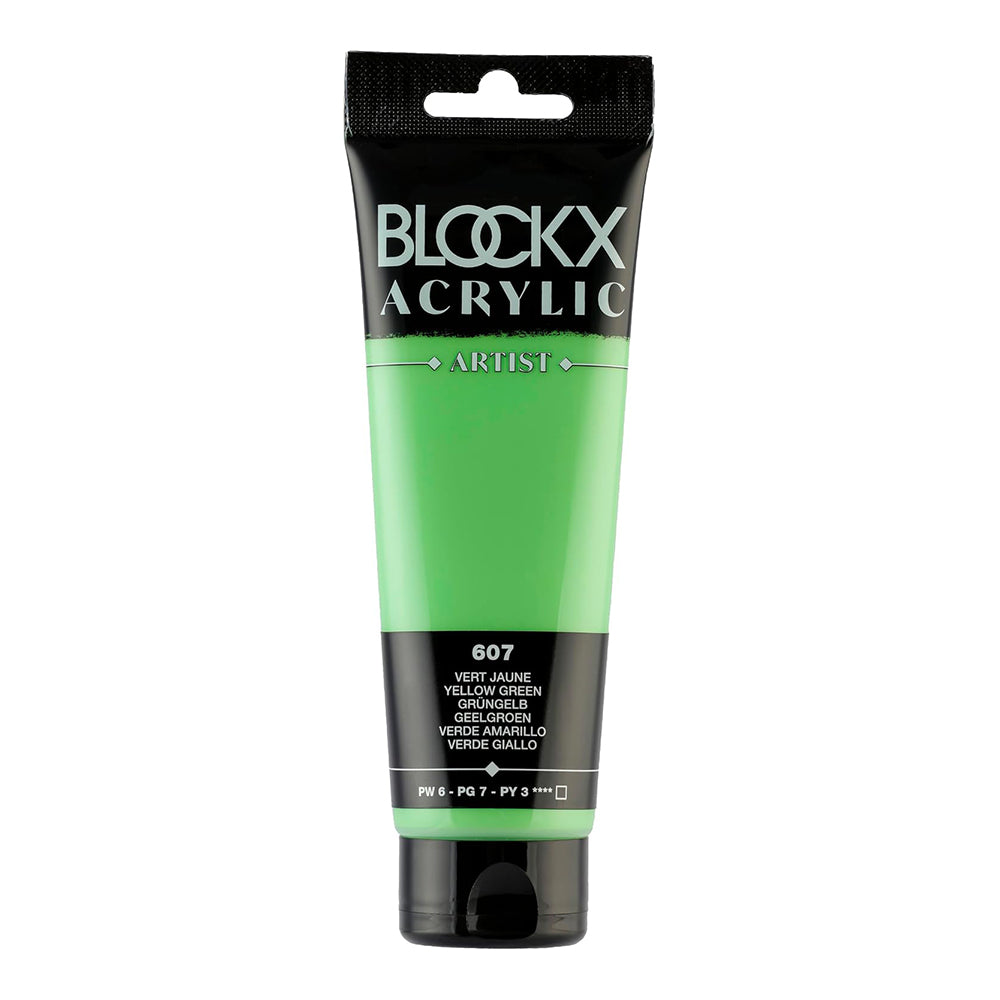 BLOCKX Artist Acrylic 120ml Yellow Green (607)