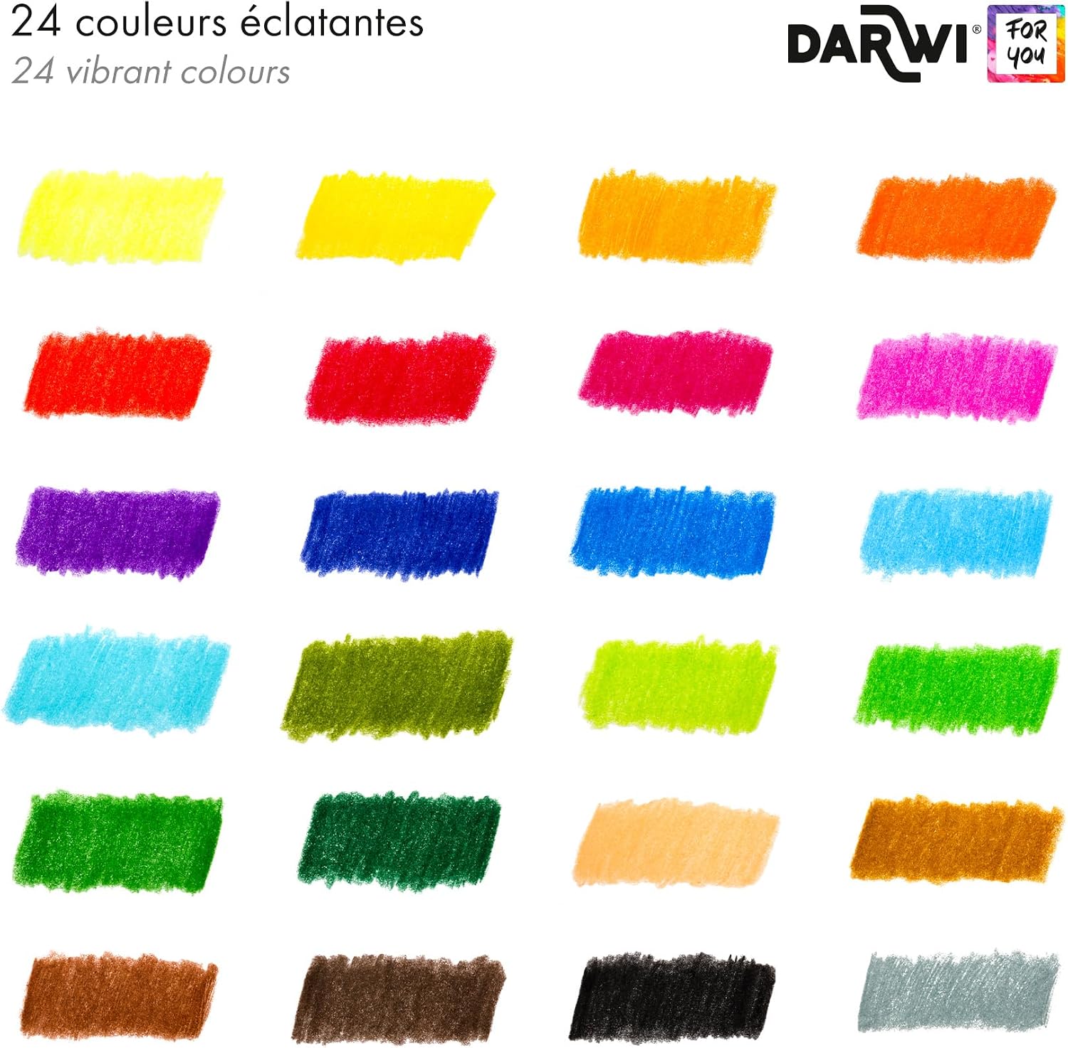 DARWI FOR YOU Artist Colour Pencils Set of 24