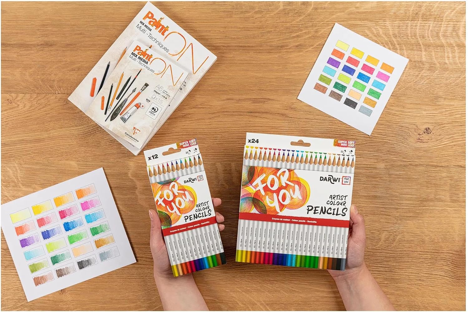 DARWI FOR YOU Artist Colour Pencils Set of 36