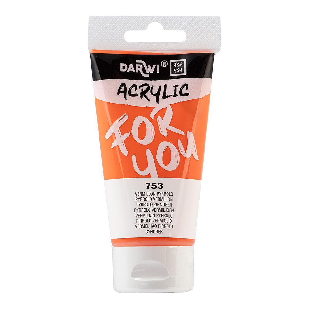 DARWI FOR YOU Acrylic 75ml Vermilion Pyrrolo (753)