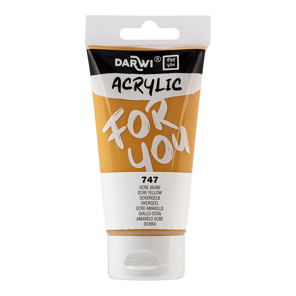 DARWI FOR YOU Acrylic 75ml Yellow Ochre (747)
