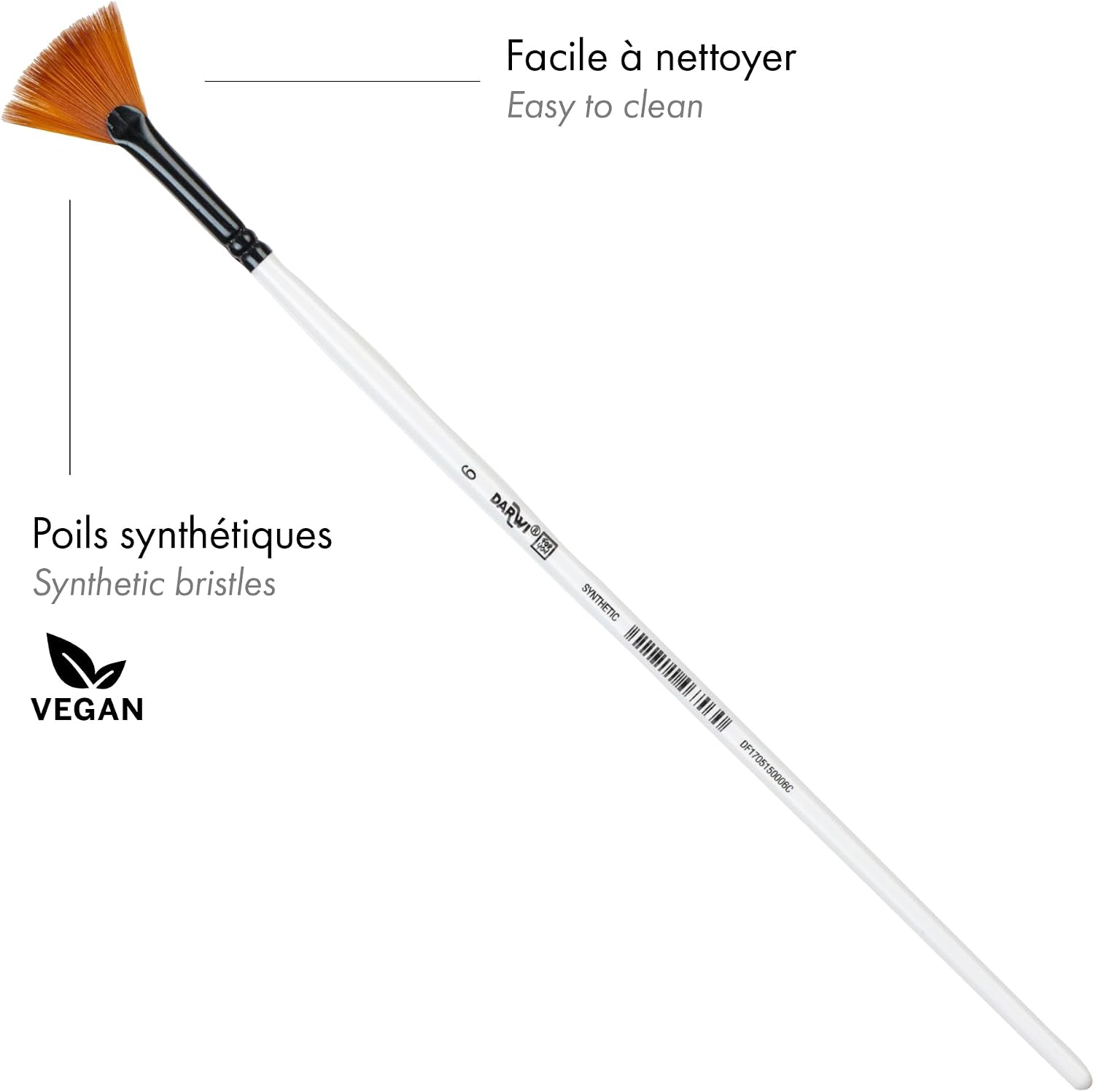 DARWI FOR YOU Fan Brush Size 6