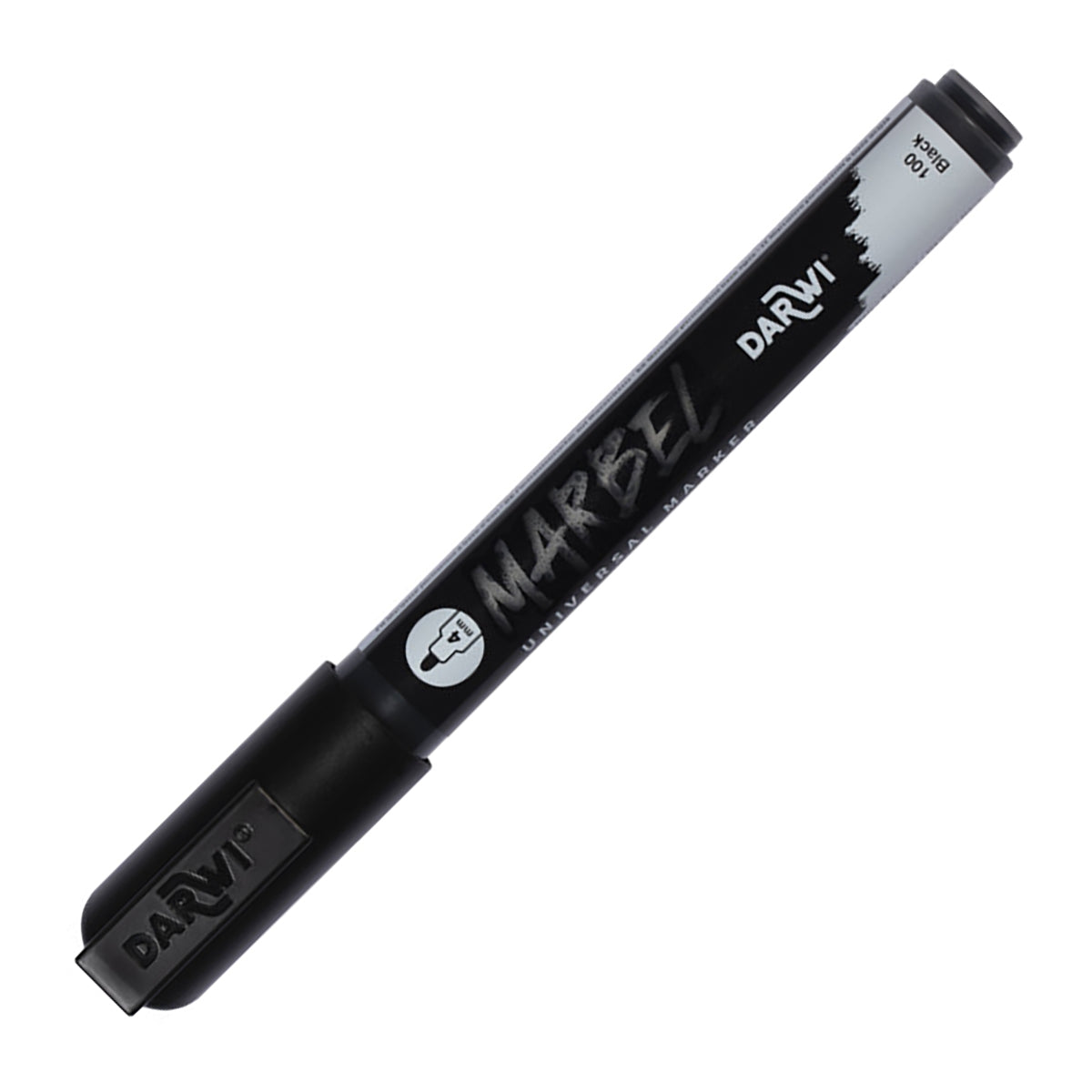 DARWI Marbel Marker 4mm Black (100)