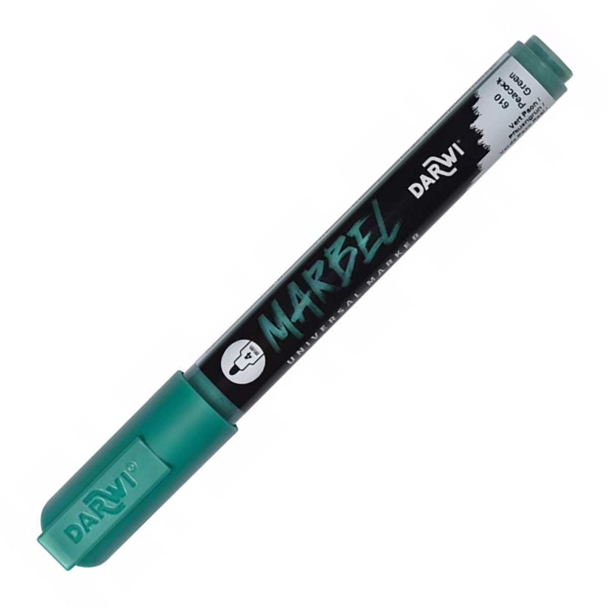 DARWI Marbel Marker 4mm Peacock Green (610)