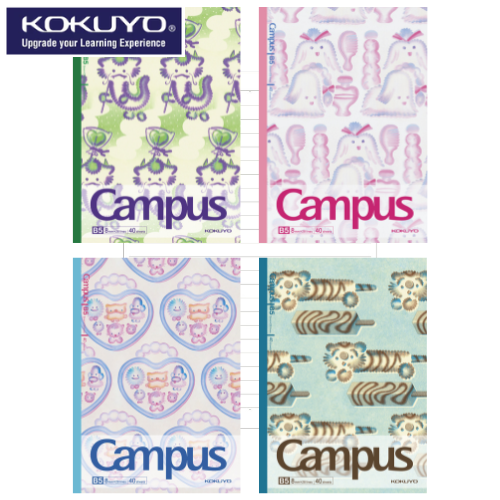 KOKUYO Campus AC Illustrator Notebook B5 40P Fluffy Fantasy