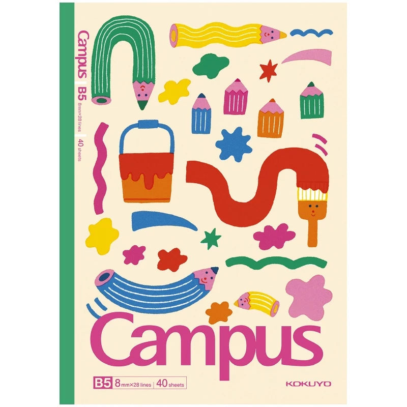 KOKUYO Campus AC Illustrator Notebook B5 40P My Little Friends