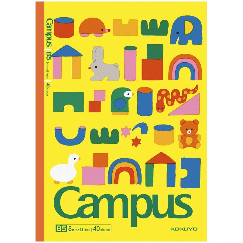 KOKUYO Campus AC Illustrator Notebook B5 40P My Little Friends