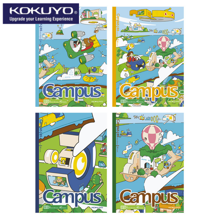 KOKUYO Campus AC Illustrator Notebook B5 40P Fukui Hiroshi