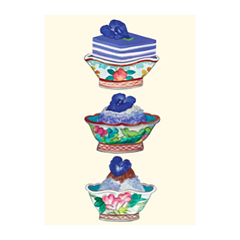 PAGODA KINGDOM Pie Tee Kids Series Card Kuih Bunga Telang