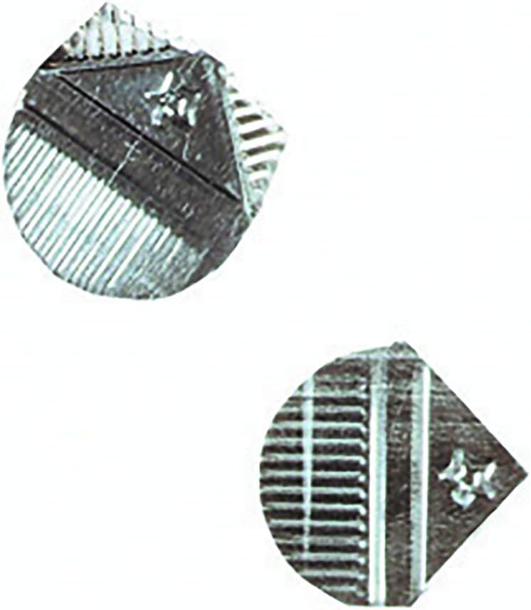 EXACOMPTA Corner Paper Clips Box of 100 Silver