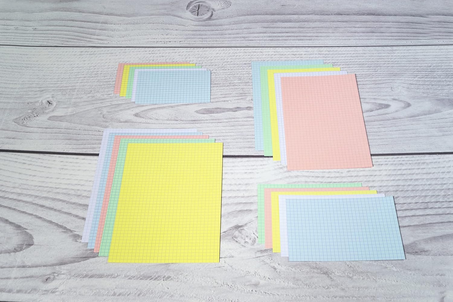 EXACOMPTA Record Cards White Case of 100 75x125mm / Squared