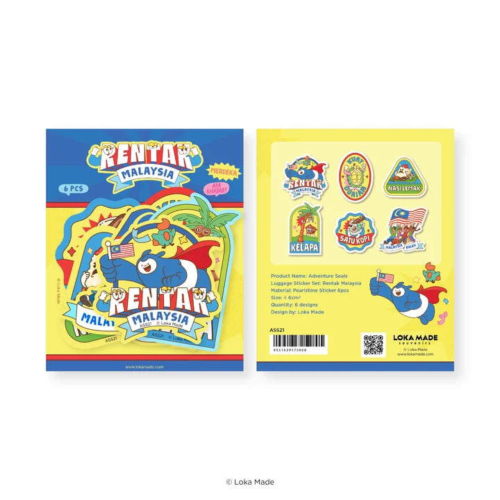 LOKAMADE Waterproof Sticker ASS21: Rentak Malaysia
