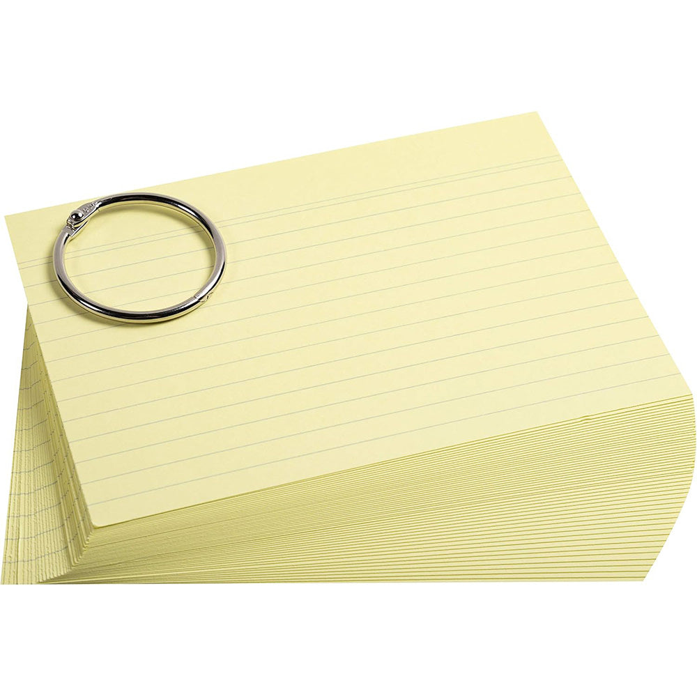 EXACOMPTA Revision Flashcards 50s A6 / Yellow