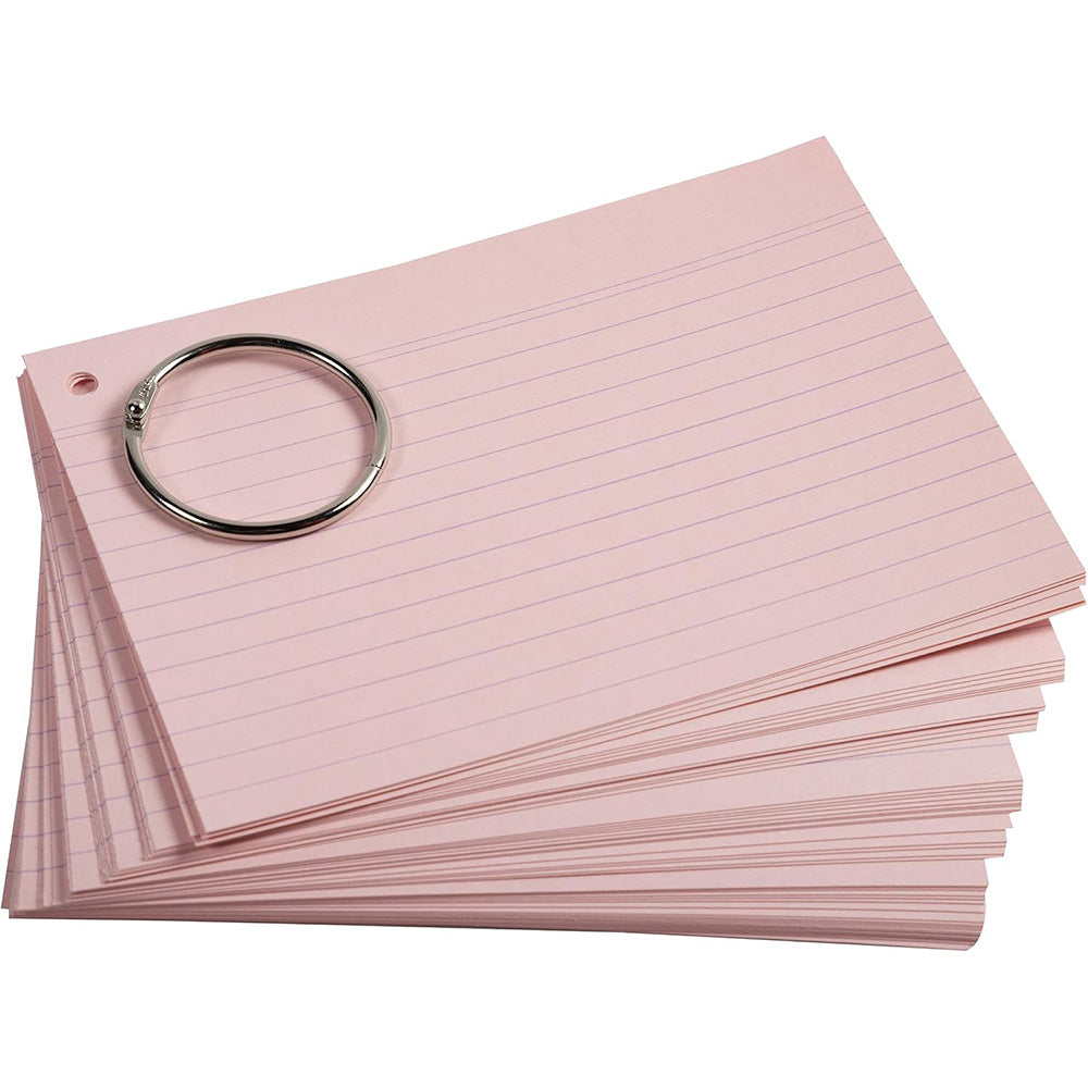 EXACOMPTA Revision Flashcards 50s A6 / Pink
