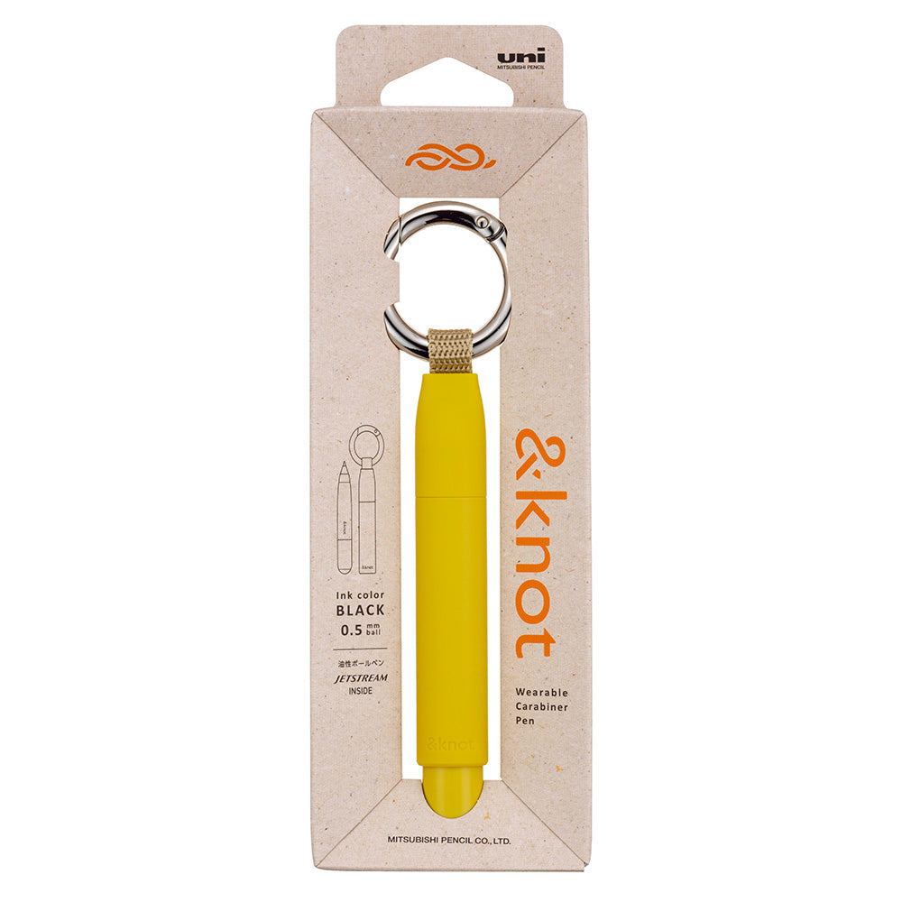 UNI &Knot Jetstream Ballpoint Pen 0.5mm Ginger Yellow