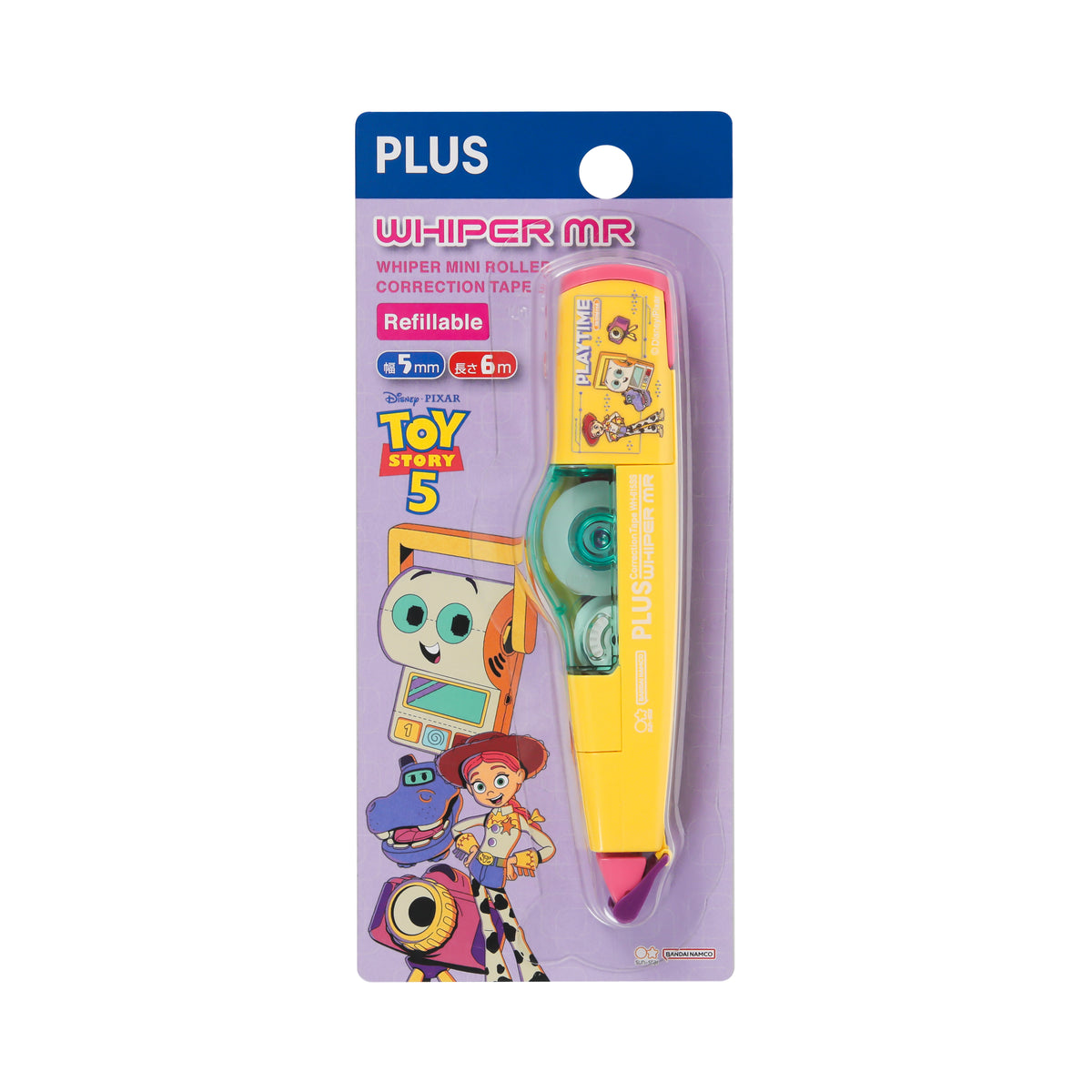 PLUS MR Correction Tape x Toy Story 5mmx6M Yellow