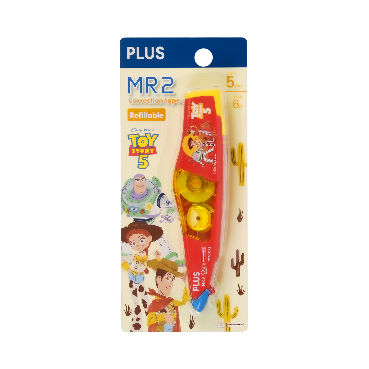 PLUS MR2 Correction Tape x Toy Story 5mmx6M Red