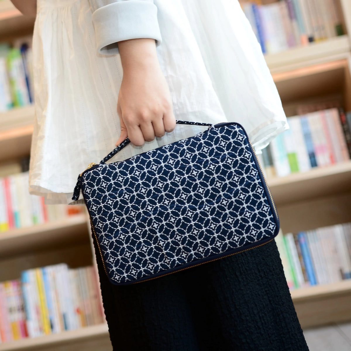 KYOKU HAKU Zippered Pen Case 10 Slots Memories