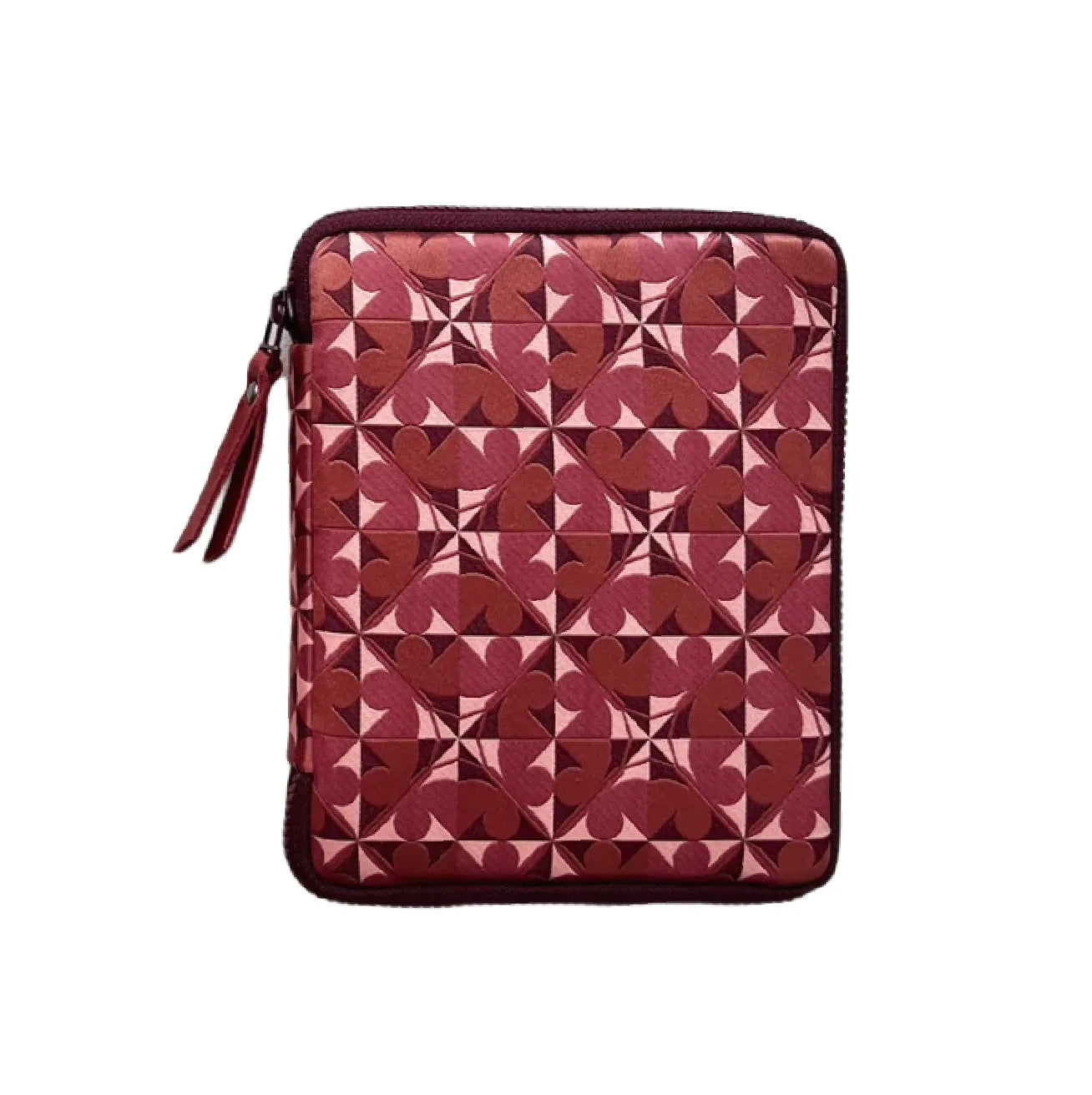 KYOKU HAKU Zippered Pen Case 5 Slots Archeology Red