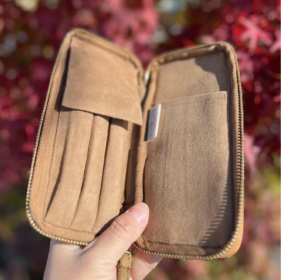 KYOKU HAKU Zippered Pen Case 3 Slots Belief