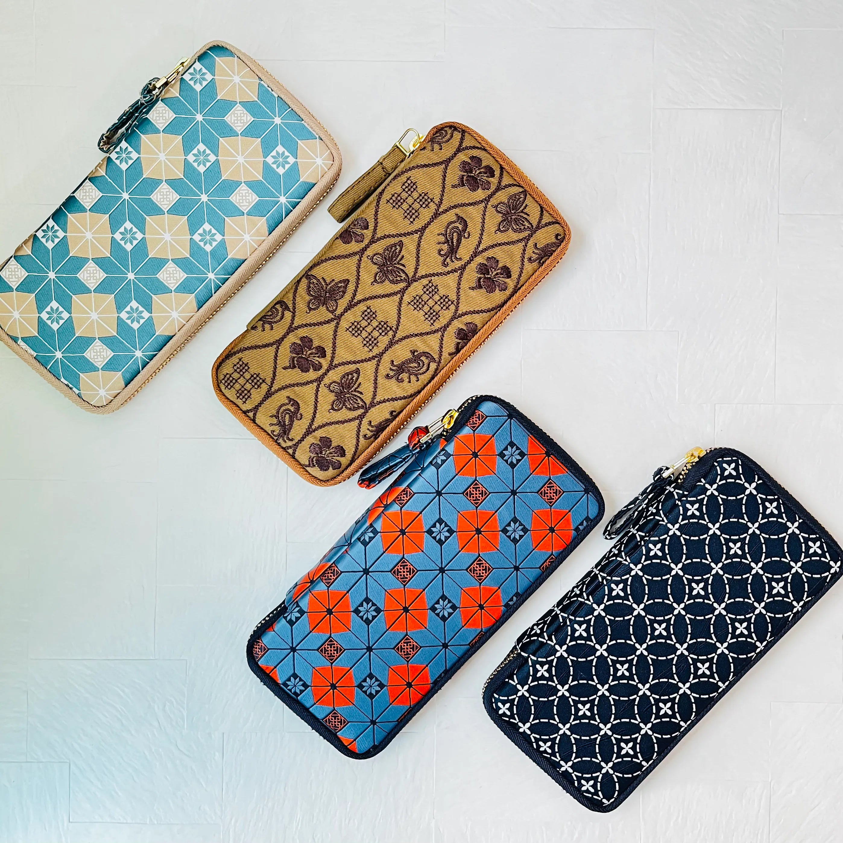 KYOKU HAKU Zippered Pen Case 3 Slots Belief