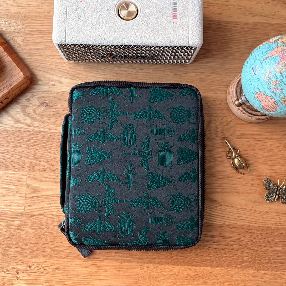 KYOKU HAKU Zippered Pen Case 10 Slots Cabinet Of Curiosities