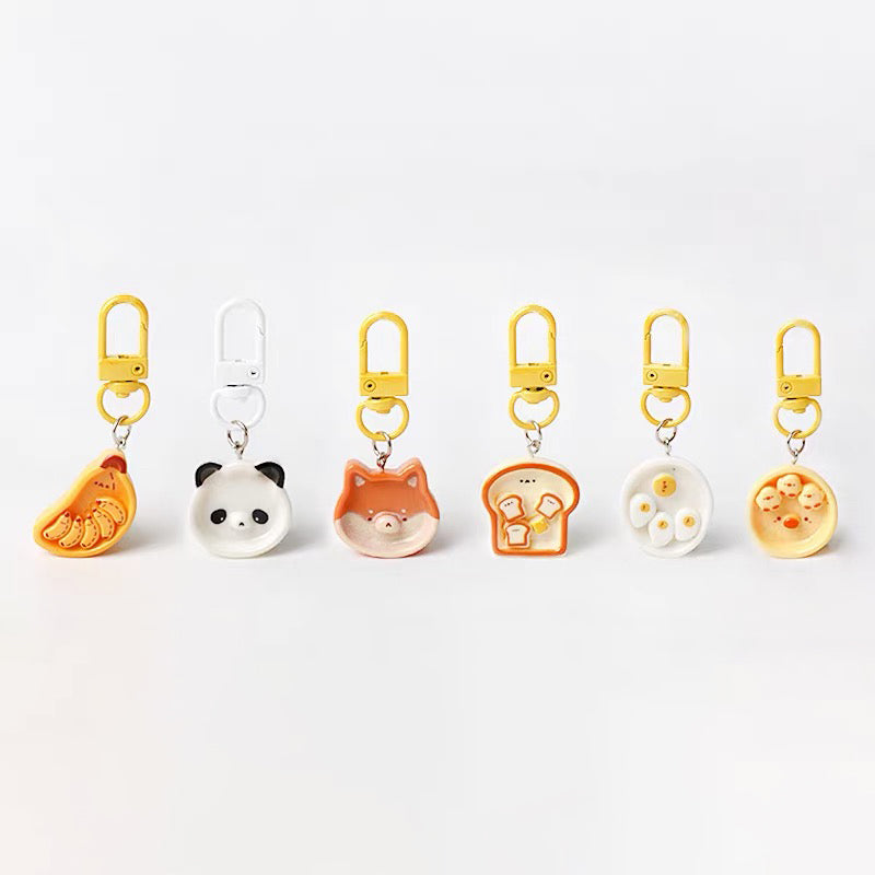 JIPPURI Keychain Breakfast Plate Banana