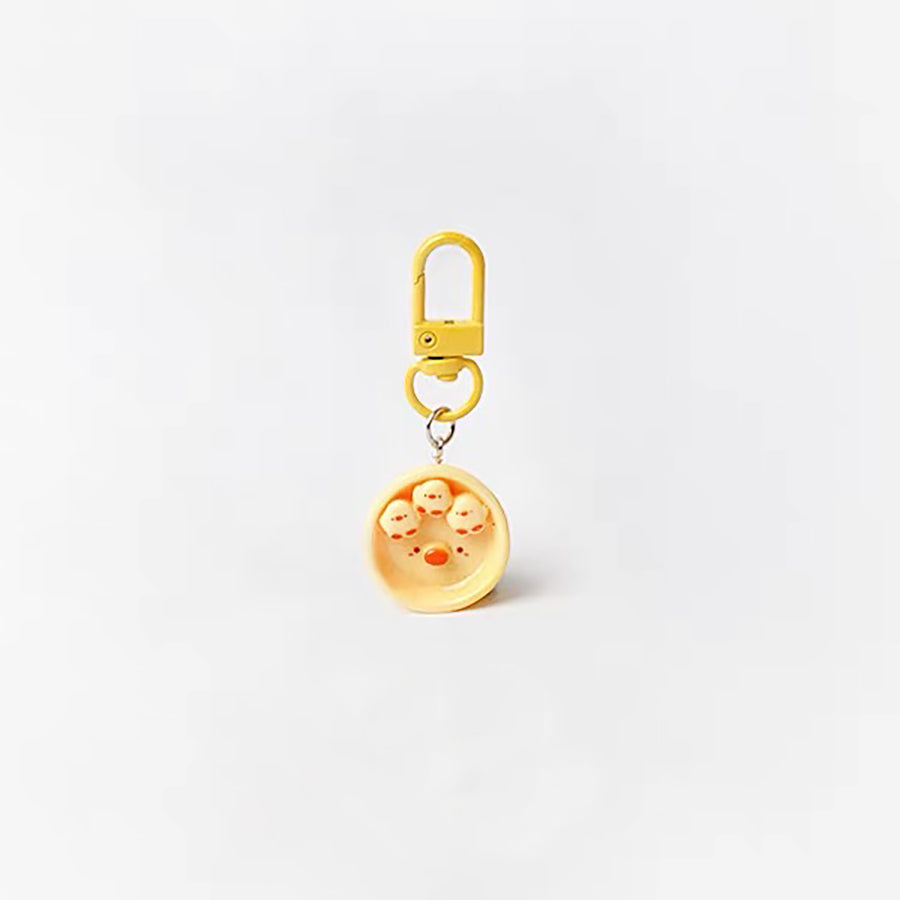 JIPPURI Keychain Breakfast Plate Chick