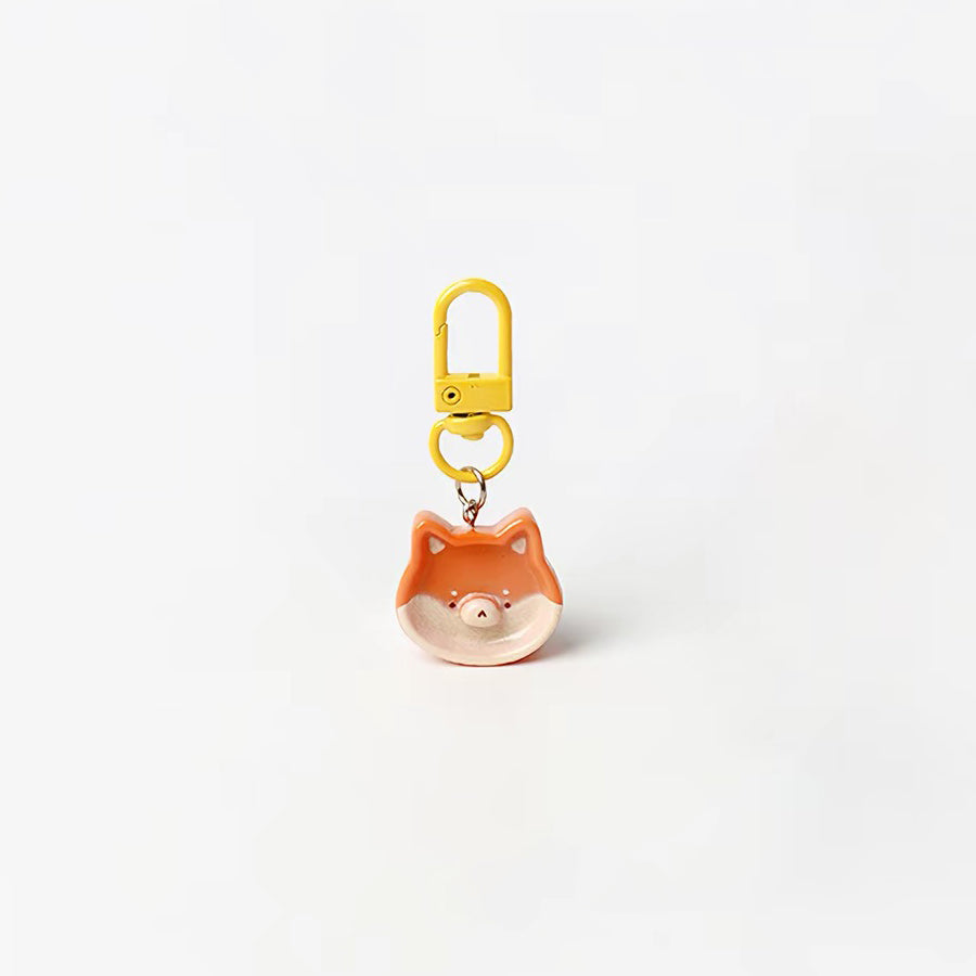 JIPPURI Keychain Breakfast Plate Fox