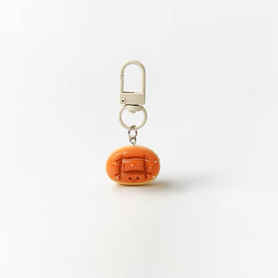 JIPPURI Keychain Cutie Bakery Caramel Waffle Bread