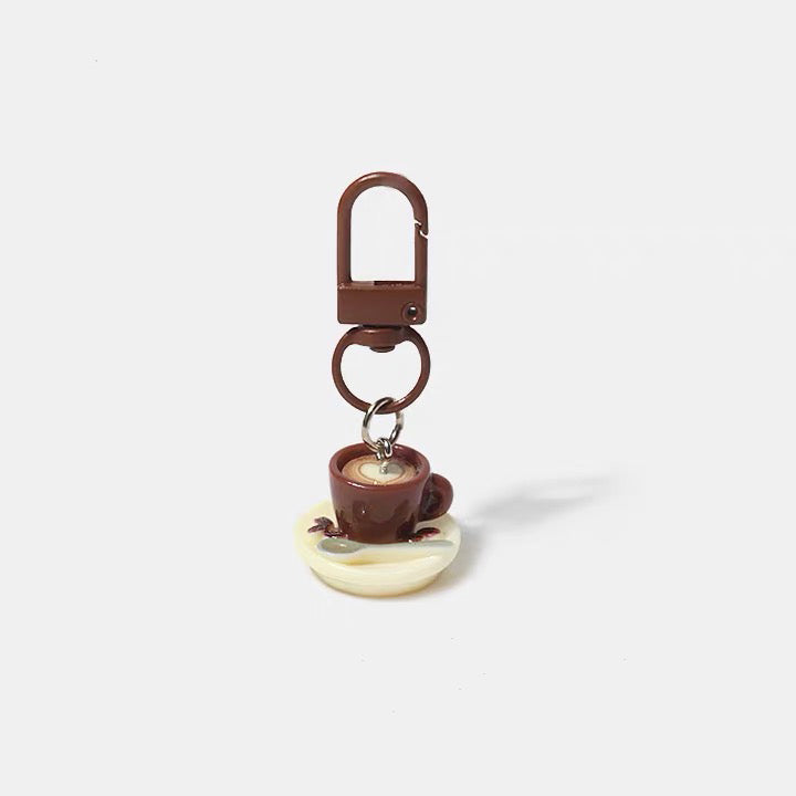 JIPPURI Keychain Cafe Latte