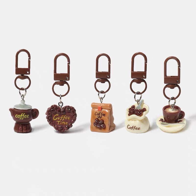 JIPPURI Keychain Cafe Latte