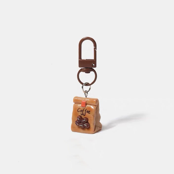 JIPPURI Keychain Cafe Coffee Doggy Bag