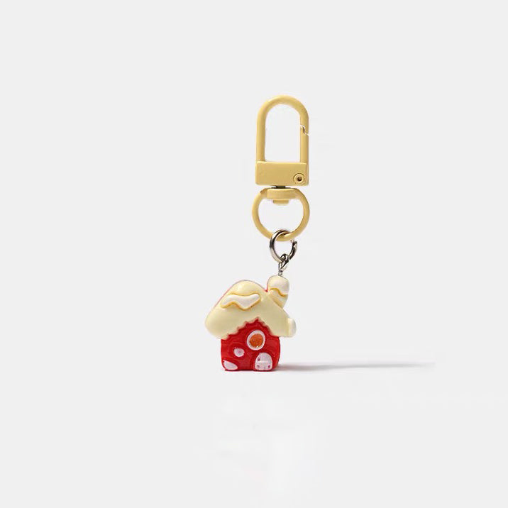 JIPPURI Keychain Little Houses Snow House