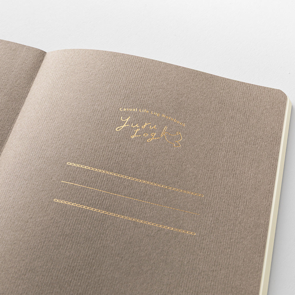 MIDORI Yuru Log Notebook B6 Coffee Shop