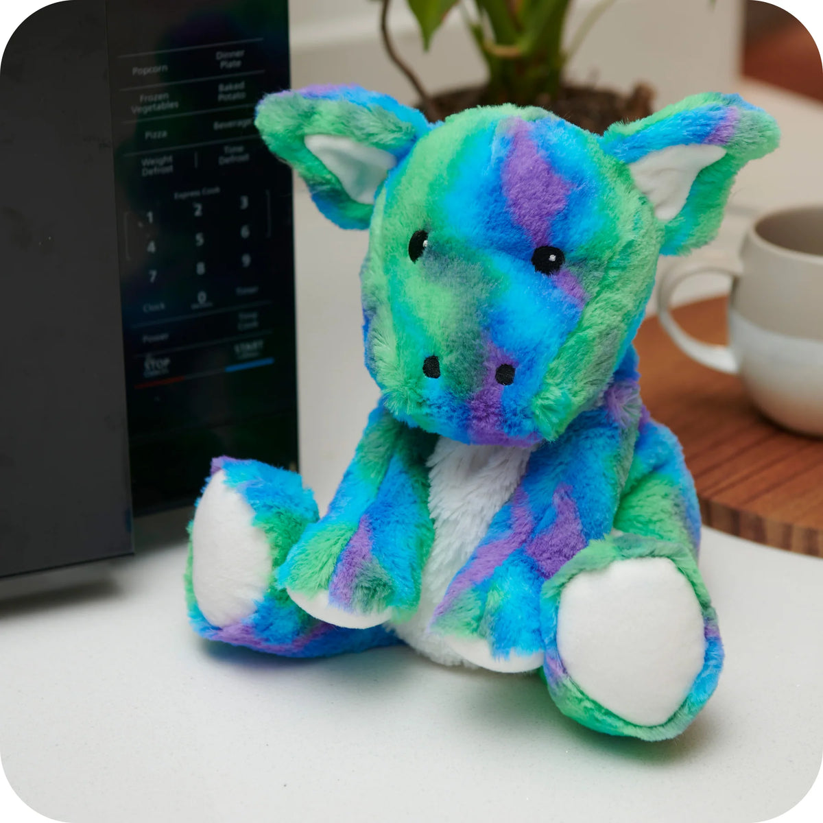 WARMIES Plush Regular Rainbow Dragon
