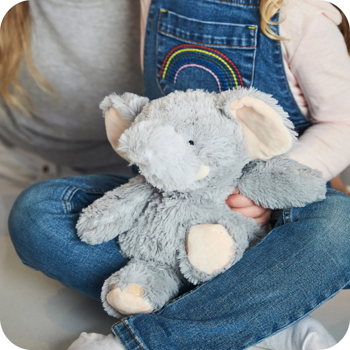 WARMIES Plush Regular Elephant Grey