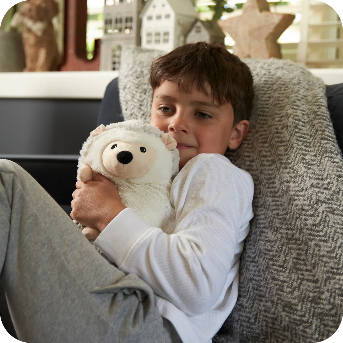 WARMIES Plush Regular Beige Hedgehog