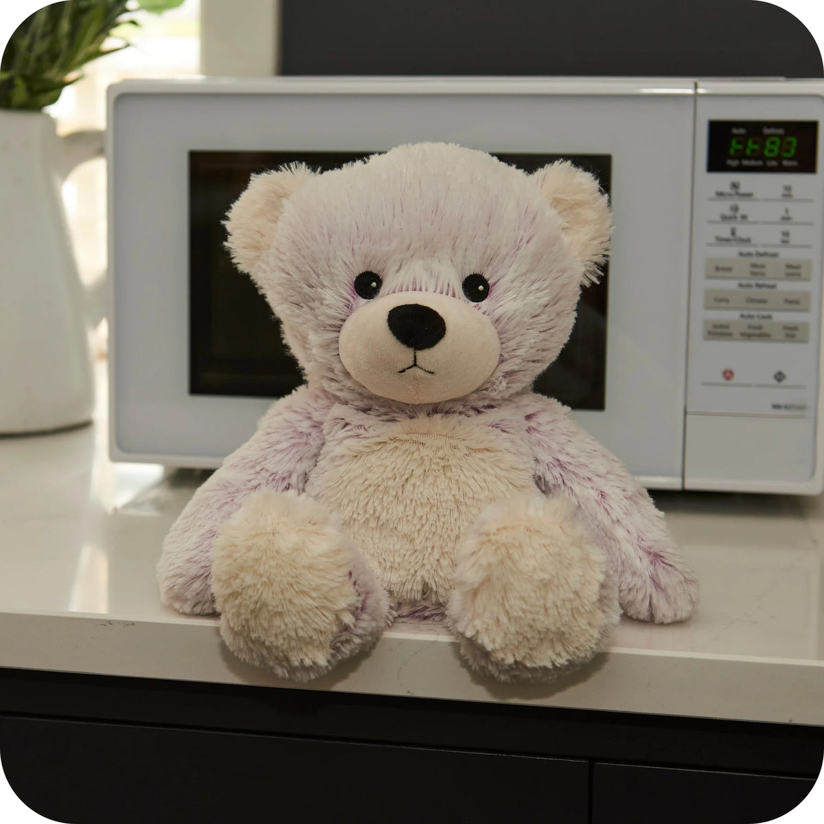WARMIES Plush Regular Pink Marshmallow Bear