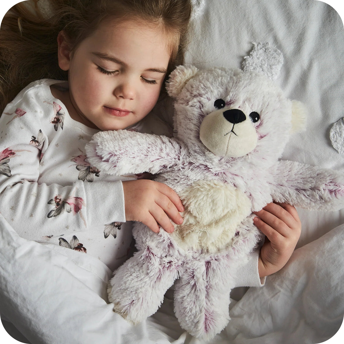 WARMIES Plush Regular Pink Marshmallow Bear