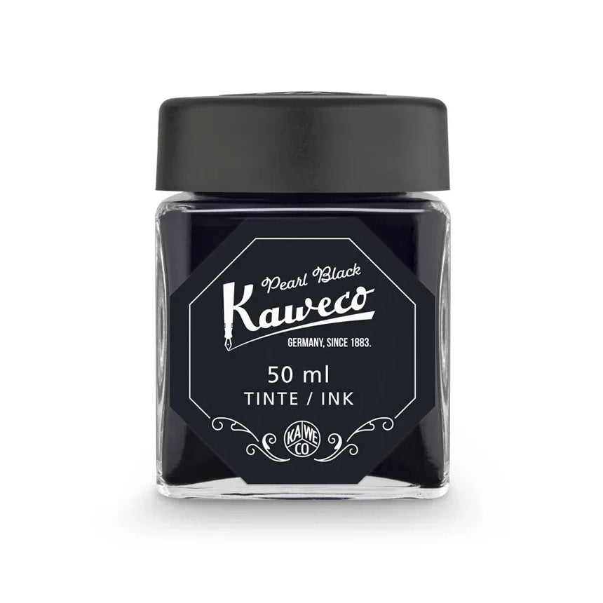 KAWECO Fountain Pen Ink Bottle 50ml Pearl Black