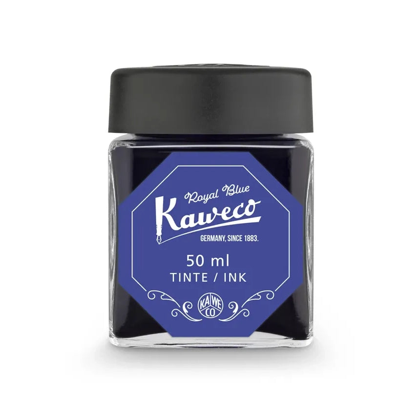 KAWECO Fountain Pen Ink Bottle 50ml Royal Blue