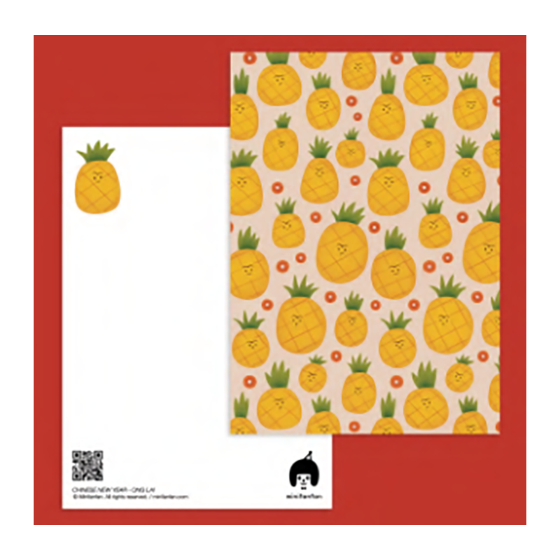 MINIFANFAN Postcard Chinese New Year - Ong Lai