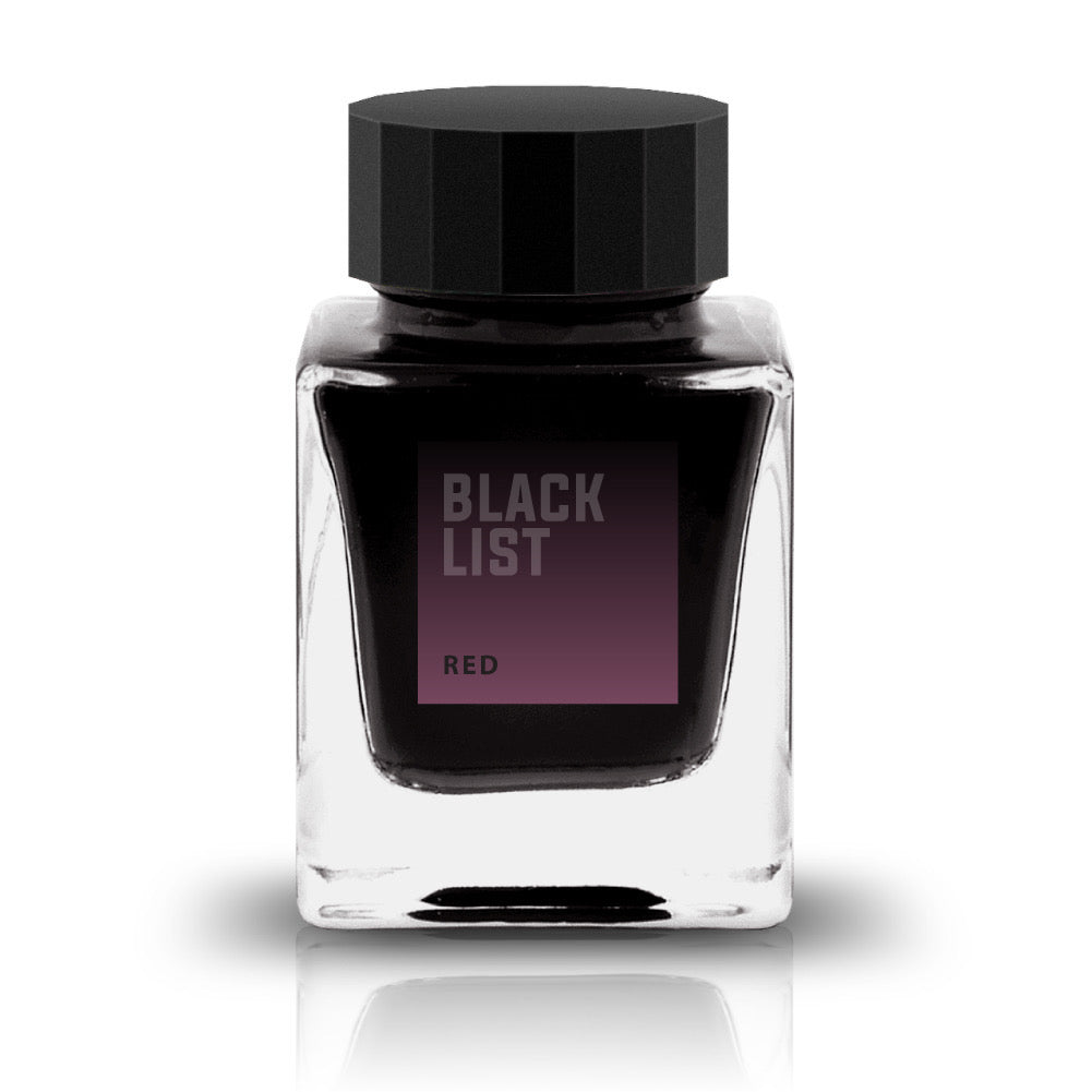 TONO & LIMS Fountain Pen Ink 30ml Blacklist Red