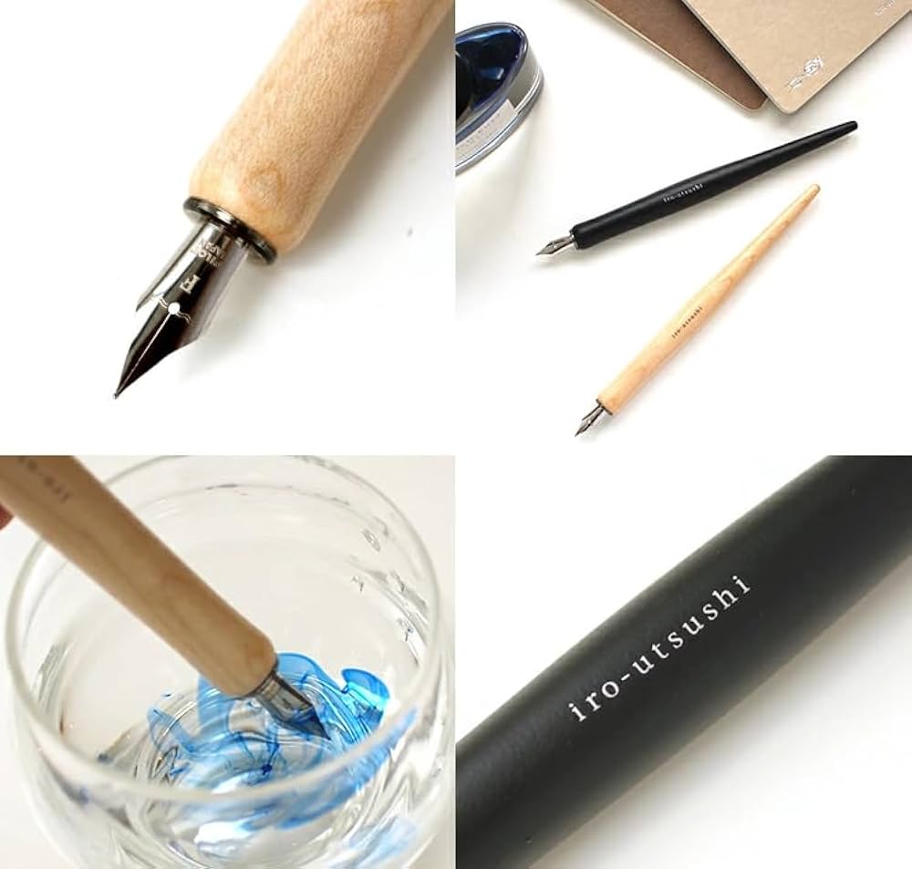 PILOT Iro-Utsushi Dip Fountain Pen Fine / Ecru Wood