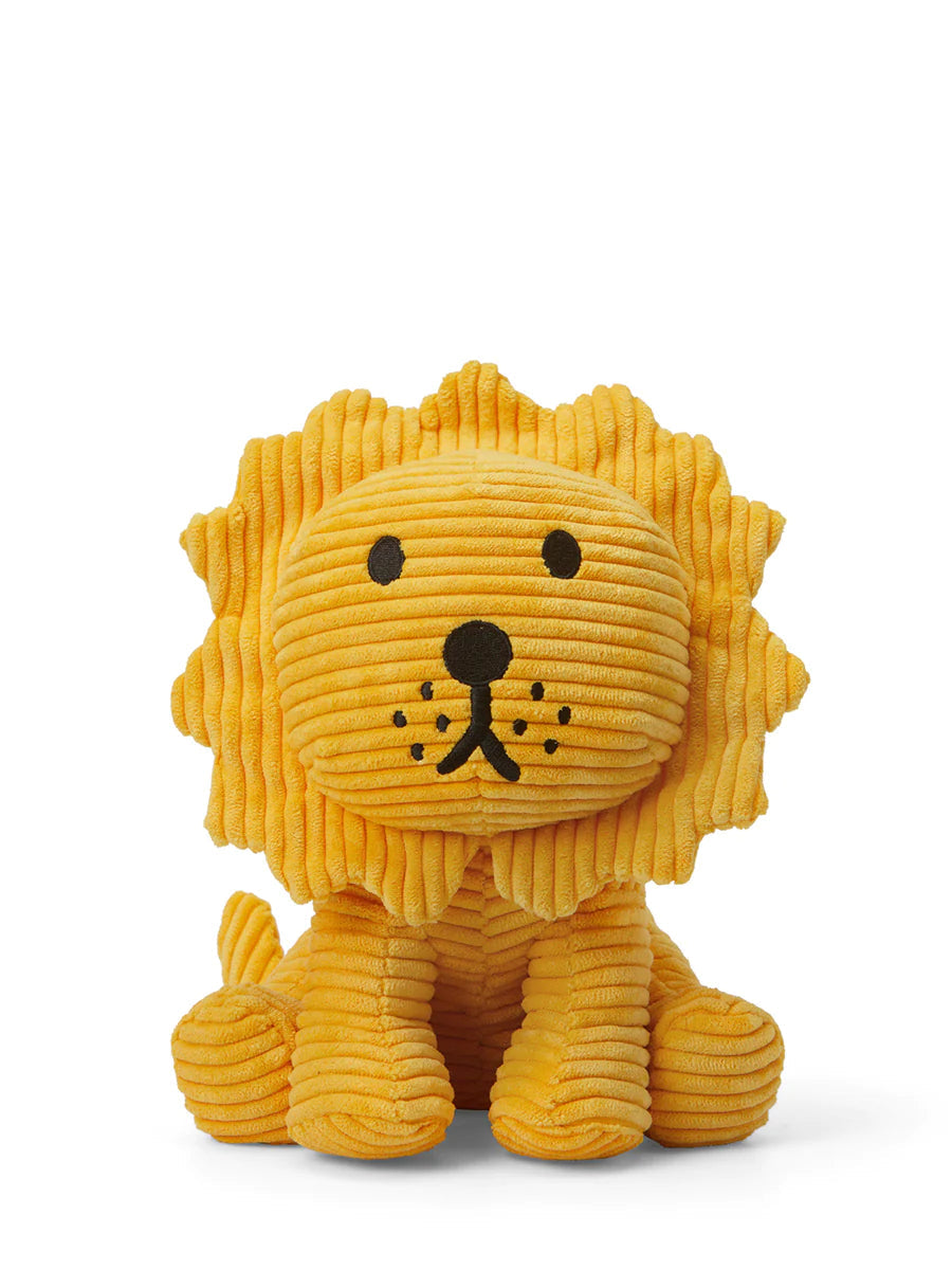 MIFFY Lion 24cm Corduroy Yellow Default Title