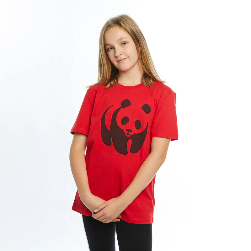 WWF T-Shirt L Panda Red Default Title