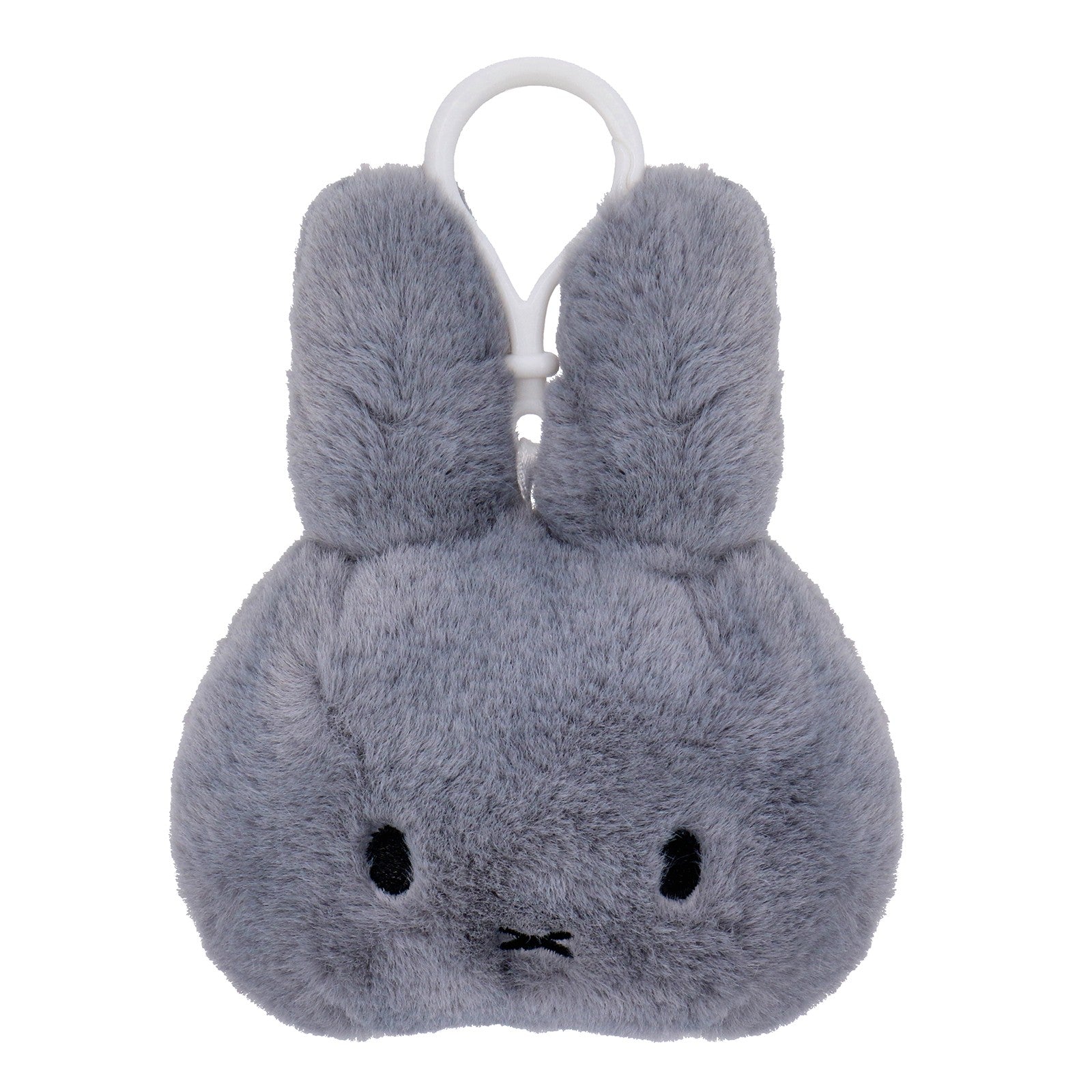 MIFFY Head Backpack Clip Fluffy Dark Grey – CzipLee Retail