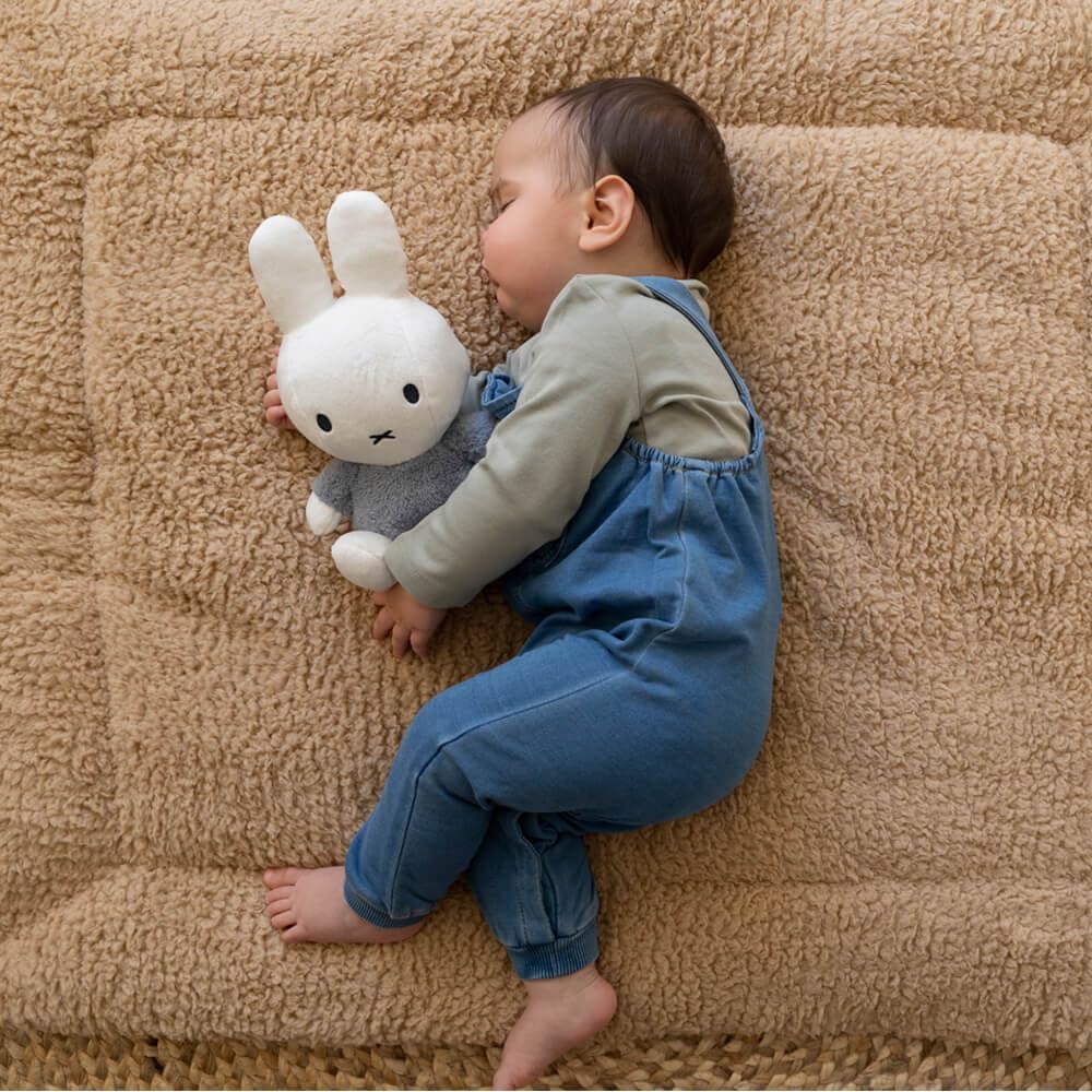 MIFFY Cuddle with Bell 25cm Fluffy Blue Default Title